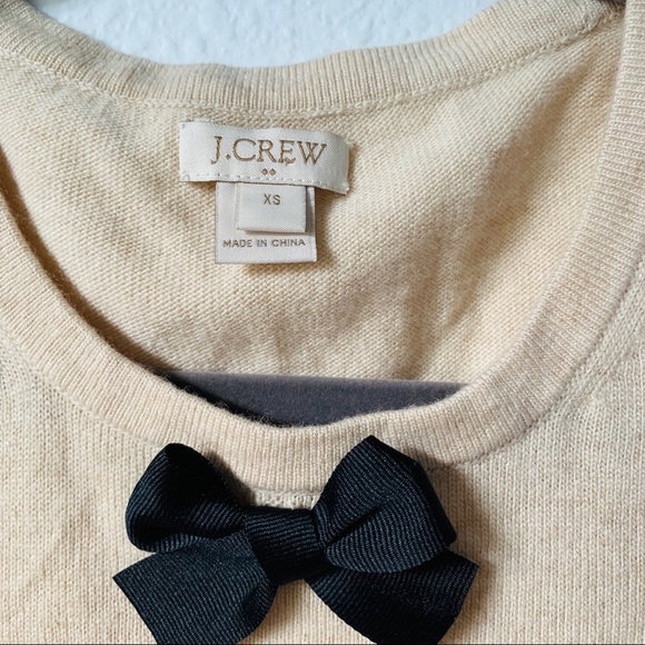 J. Crew Short Sleeve Knot Bow Sweater Size XS - Picture 4 of 6